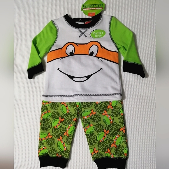 Nickelodeon Other - Teenage Mutant Ninja Turtles Boys Top & Pant Outfit NWT Size 6-12M